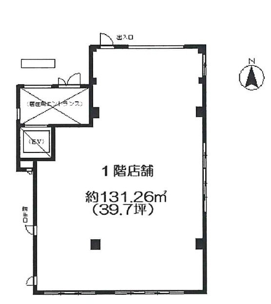 宮西パレス1F 間取り図