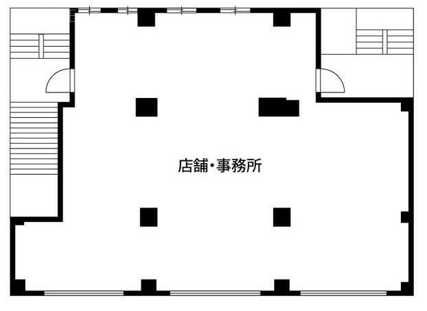 高円寺ビル2F 間取り図