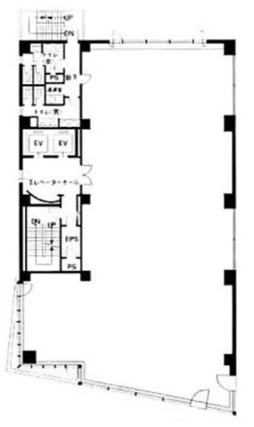 Daiwa中野坂上ビル6F 間取り図