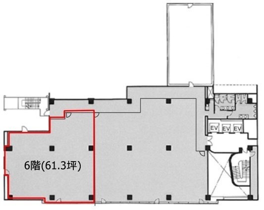 セキネビル6F 間取り図