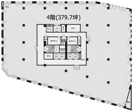 ツカモトビル4F 間取り図