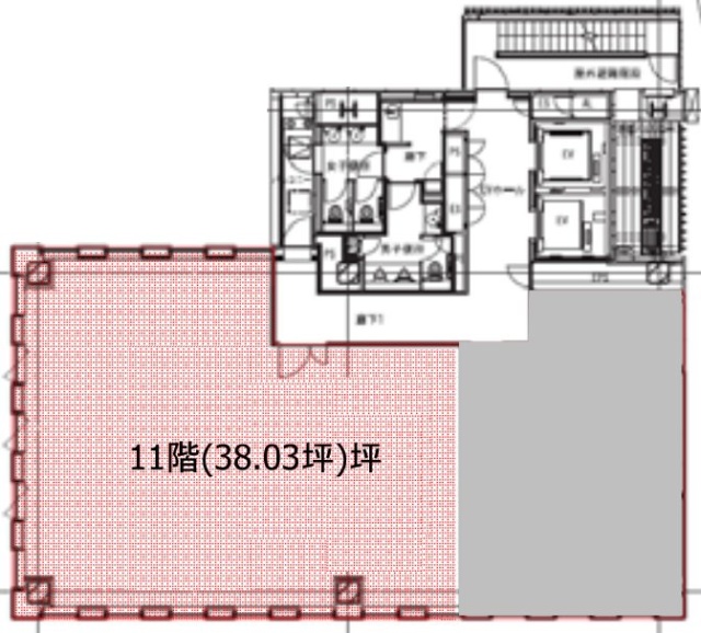 渋谷S.野口ビル11F 間取り図