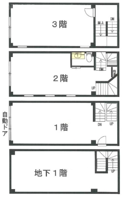 第一河原ビルB1F～3F 間取り図