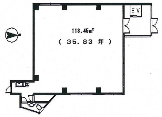 美鈴Nビル101 間取り図