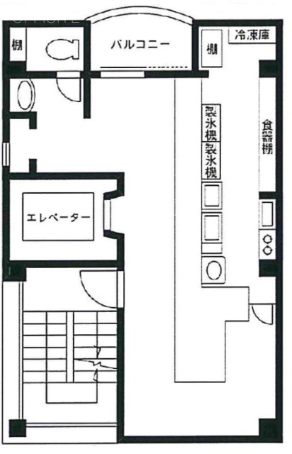 関ビル4F 間取り図