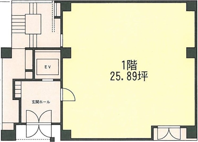 MTP東麻布ビル1F 間取り図