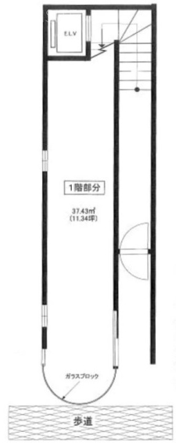 Gポイントビル1F 間取り図