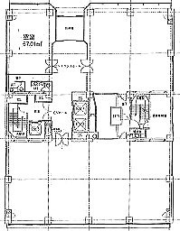 オーク赤坂ビル1F 間取り図