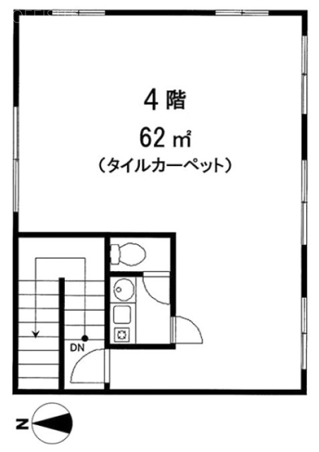 葵上馬ビル4F 間取り図