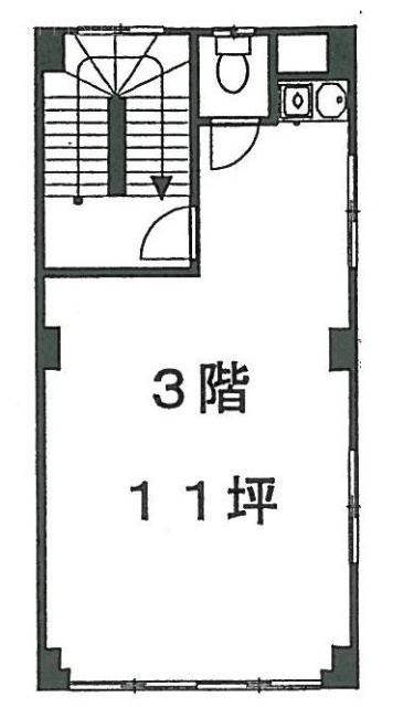 井口ビル3F 間取り図