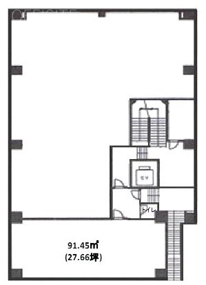 新横浜葉山第3ビルB1F 間取り図