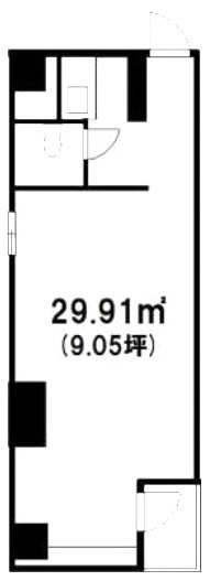 コスモ原宿ビル4F 間取り図