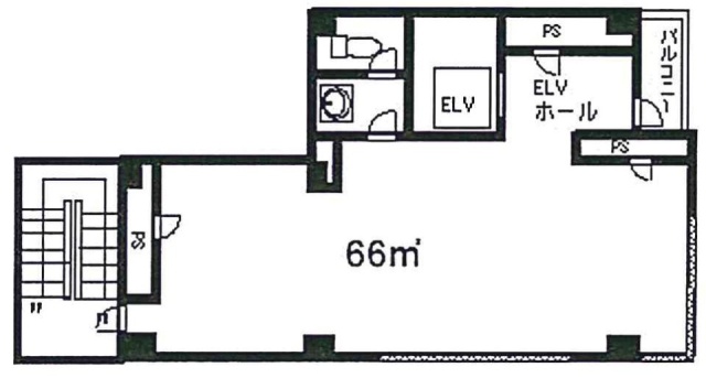透一ビル401 間取り図