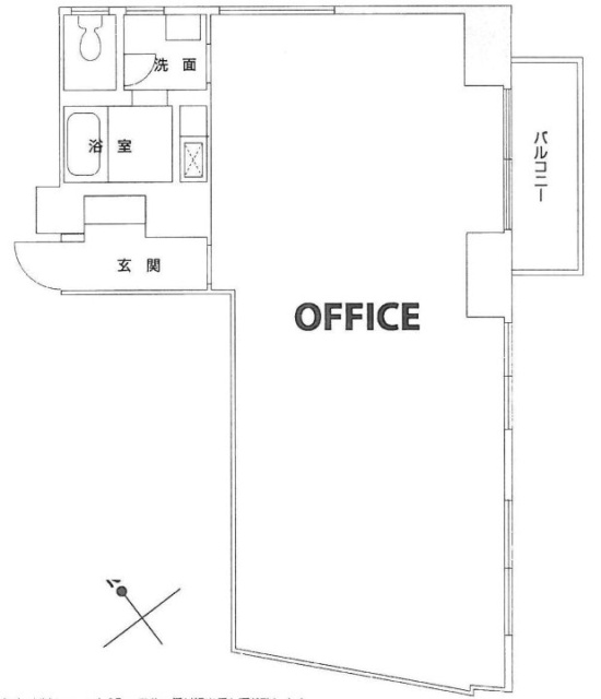 原宿タウンホーム506 間取り図