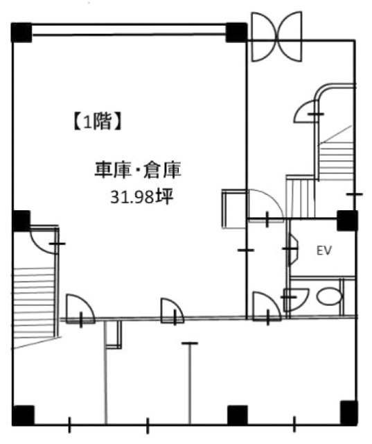 小林商事ビル1F 間取り図