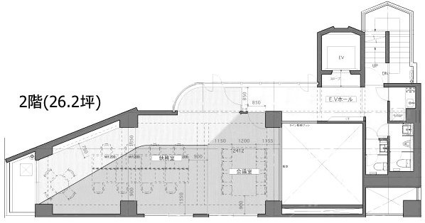 ガーデンクロス新宿御苑2F 間取り図