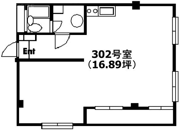 金剛マンション302 間取り図