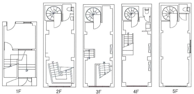 NFKビル1F~5F 間取り図