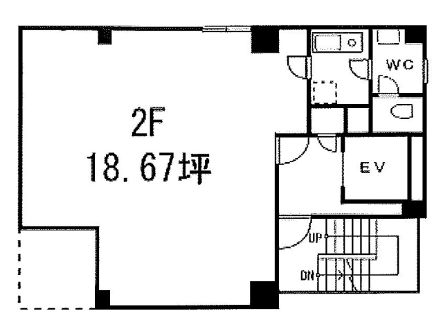第2須賀ビル2F 間取り図