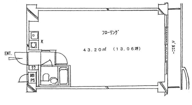 ルイマーブル乃木坂304 間取り図