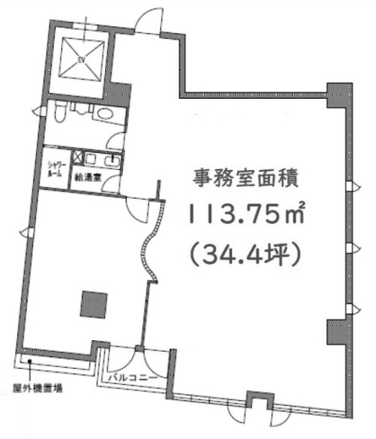 都住創山吹町ビル501 間取り図