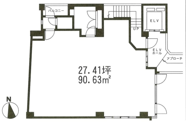 LIRAS三軒茶屋ビル1F 間取り図