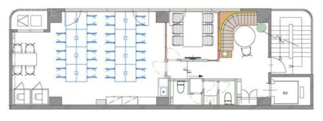 NOVEL WORK Shinjuku West3F 間取り図
