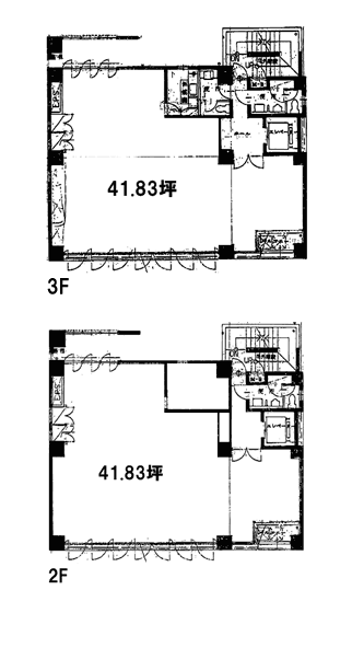 FGビル3F-4F 間取り図