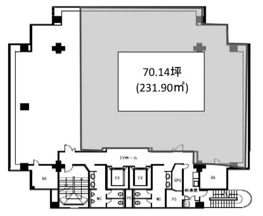 いちご西参道ビル5F 間取り図