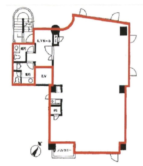 渋谷第2TYビル4F 間取り図