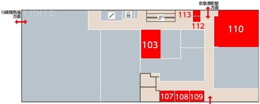 マーケットスクエア川崎イースト113 間取り図