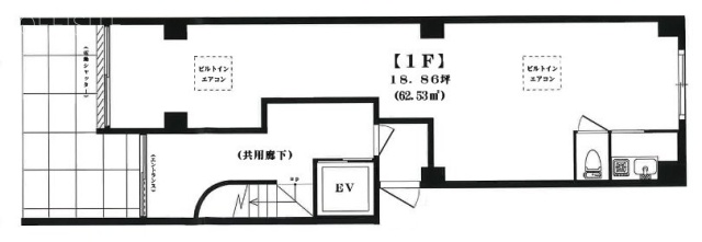 第2いさみやビル1F 間取り図