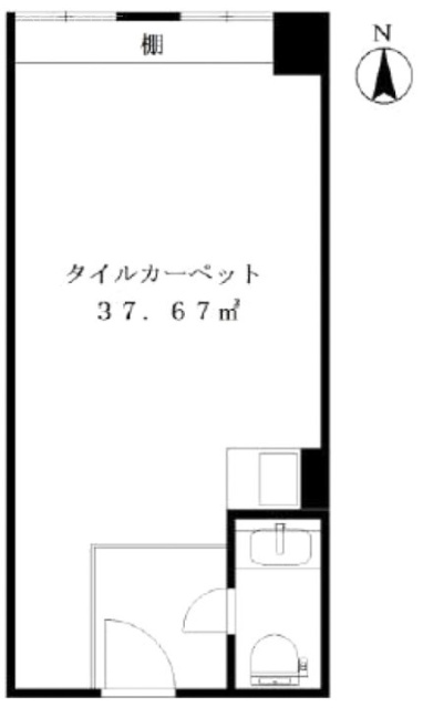 たつむら青山マンション801 間取り図