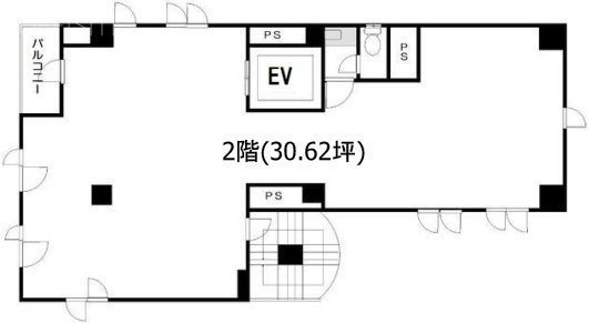 KDA富久町ビル2F 間取り図