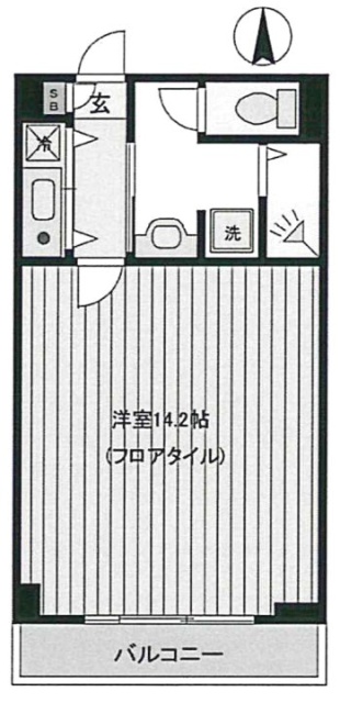 GSハイム池袋ビル203 間取り図