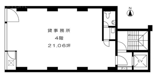 ヴェルコ黒門4F 間取り図
