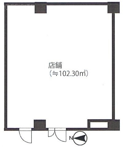 横田ファイブビル203 間取り図