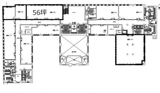 明治生命館6F 間取り図