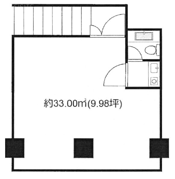 東日本橋第5梶山ビルB1F 間取り図