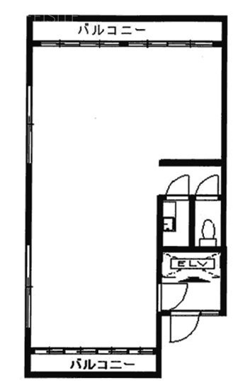 丸正小林第二ビル4F 間取り図