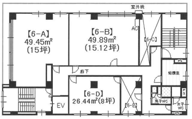 飯森ビルB 間取り図