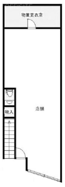 花月ビル1F 間取り図