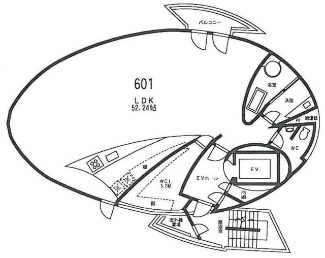 イグレック601 間取り図