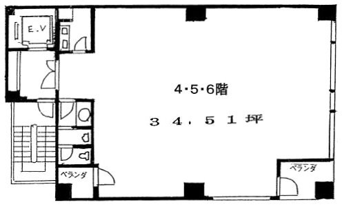 新興ビル5F 間取り図