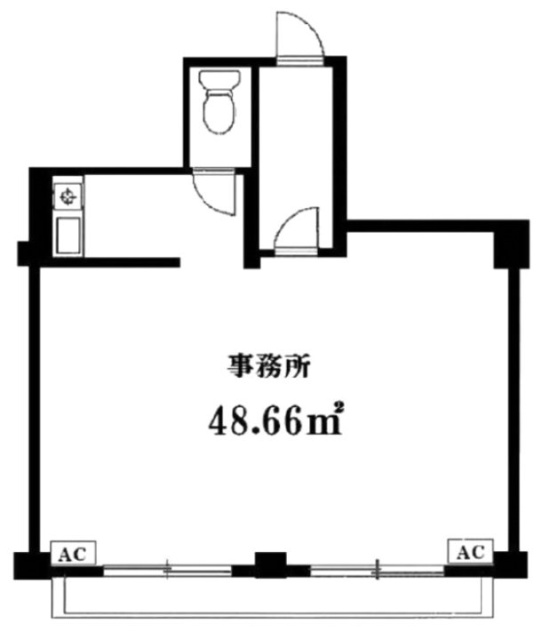 セントラル青山205 間取り図