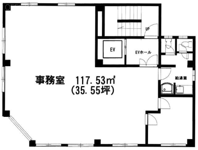 喜字文ビル3F 間取り図