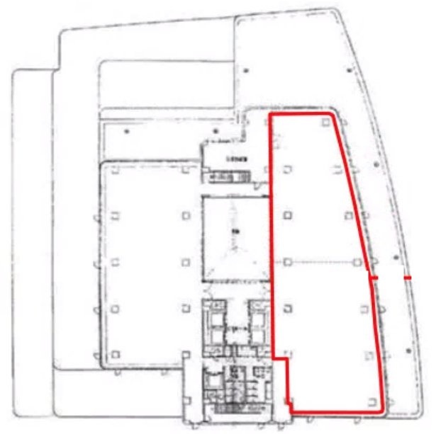 パシフィックマークス新宿パークサイド6F 間取り図