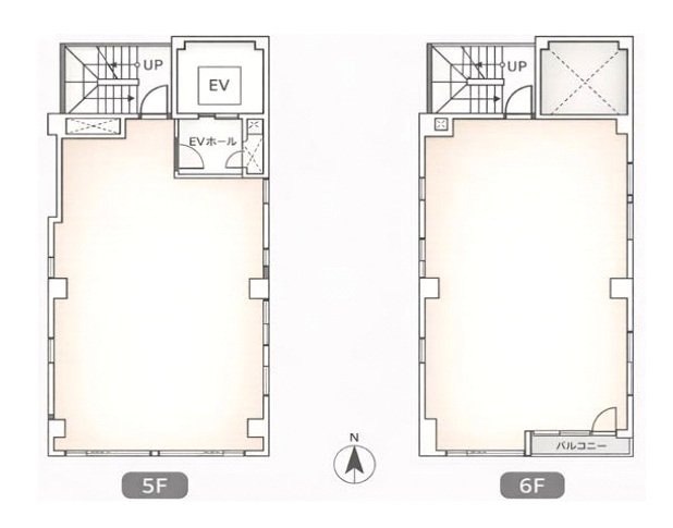 HARONビル5F～6F 間取り図