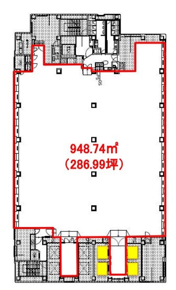 東京フロントテラス3F 間取り図