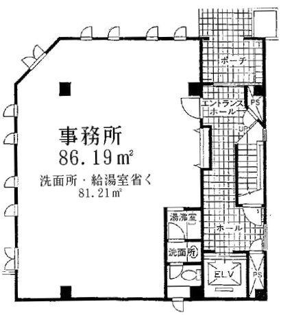 プリモプラートビル1F 間取り図